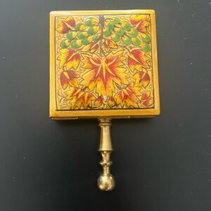 Antique collectible portable ashtray